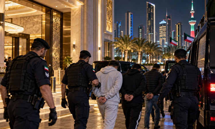 Kuwait Arrests Five Fugitives After Five-Star Hotel Raid, Total Detained Reaches 22